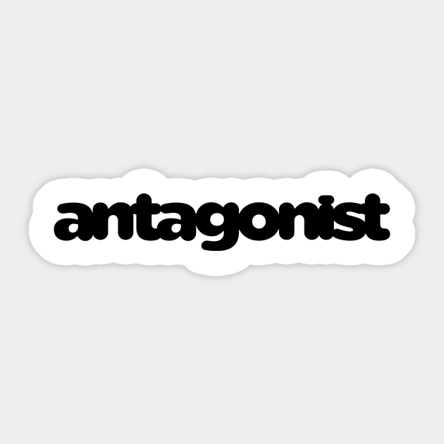 Antagonist Sticker by Psitta